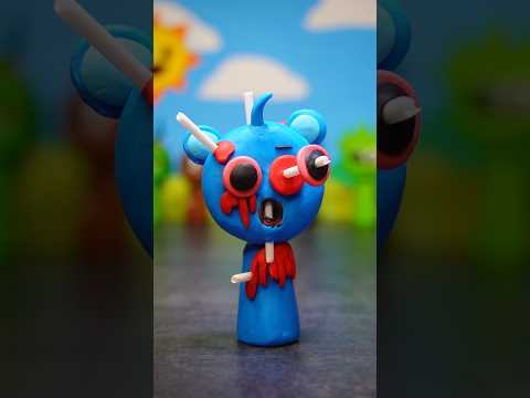 Wow🤭 I made Blue Horror 😧 #sprunki #plasticinecrafts #clay