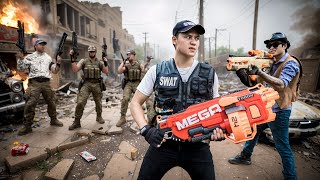 LTT Nerf War : SEAL X Faces Super Powerful Nerf Guns – Can He Escape?