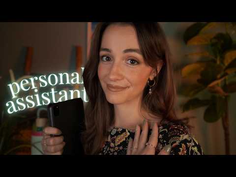 ASMR Roleplay | Your Celebrity Assistant Plans Your Day ✨ (personal attention, typing, whispers)