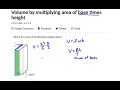 Volume Calculation and Concepts