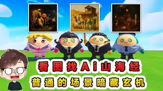 蛋仔派對：看圖找Ai山海經？看似平平無奇的場景，藏著許多合成獸