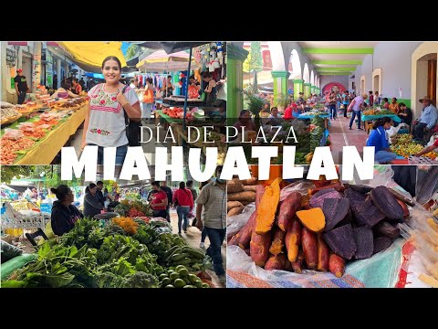 EL DÍA DE PLAZA MÁS GRANDE DE OAXACA. MIAHUATLAN DE PORFIRIO DÍAZ