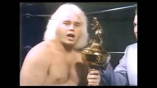 Buddy Rose tries stealing the Battle Royal trophy!