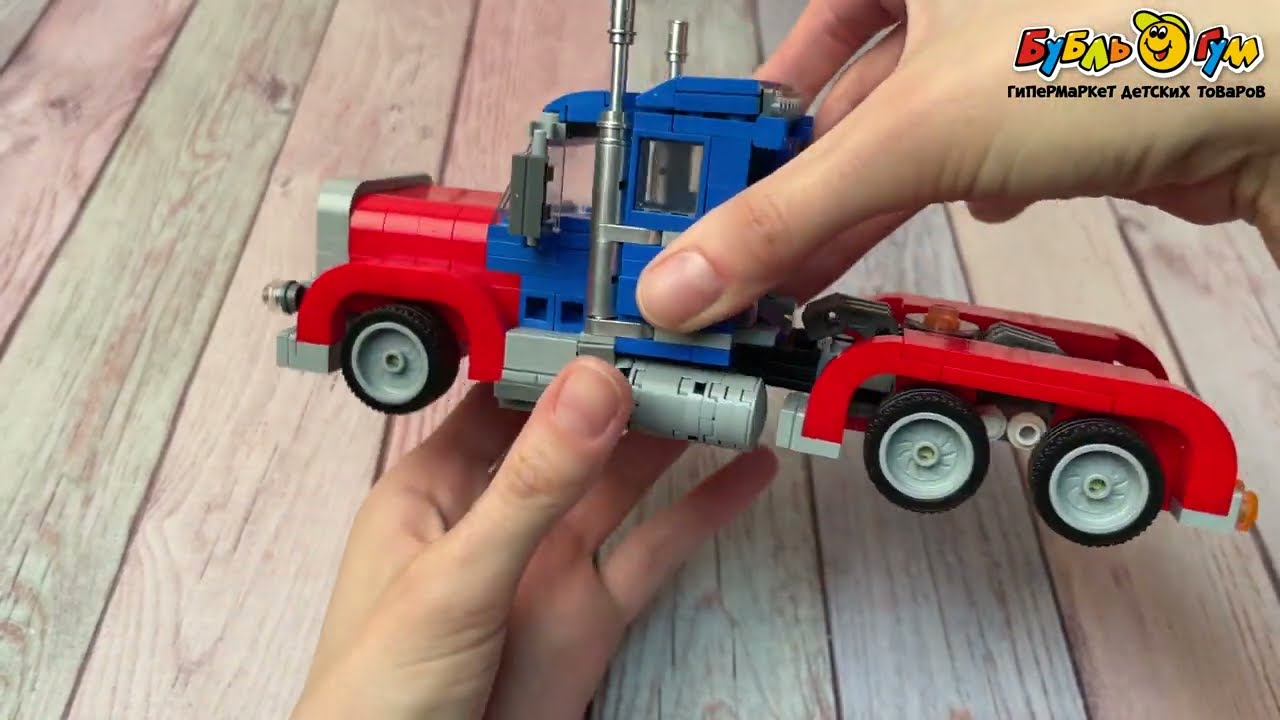 Конструктор Lanson Toys трансформер Тягач  - видео