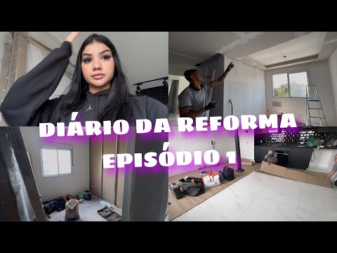 DIÁRIO DA REFORMA EP. 1 | sem energia, quebradeira, parede do bê e perrengue!!!! ta acontecendooo ♥️