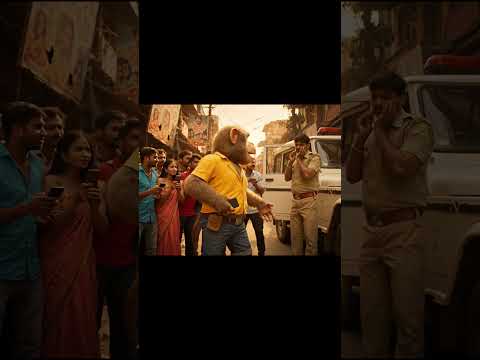 Bandar Bhai Ka lafra ho gaya Monkeyfunny video #Bablu #Aivlog #monkeyvlog#ViralAivlog#shorts