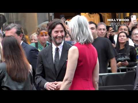 Keanu Reeves Reaction to Alexandra Grant Says Everything at Ballerina Movie Premiere
