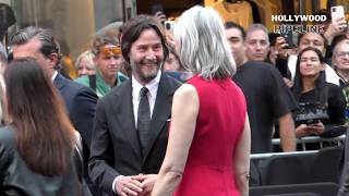 Keanu Reeves Reaction to Alexandra Grant Says Everything at Ballerina Movie Premiere