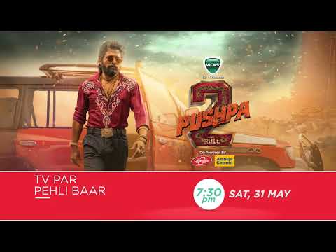 Pushpa 2: The Rule | TV Par Pehli Baar | 31st May, Sat, 7:30 PM | Promo | Zee Cinema