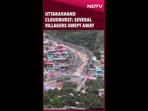 Uttarakhand Cloudburst: Cloudburst Causes Massive Destruction In, Several Villagers Swept Away