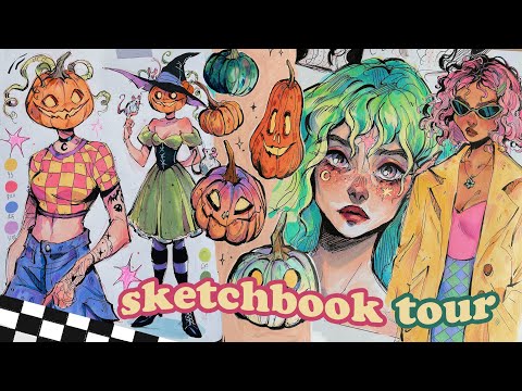 🪐✨ Sketchbook tour 2023-2024 ✨🪐