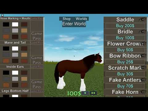 Free Roblox Codes For Horse World 07 2021 - how to get money in horse world roblox