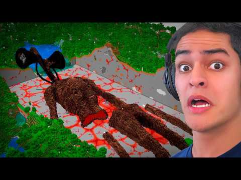 Achei o Fóssil do Siren Head no Minecraft!