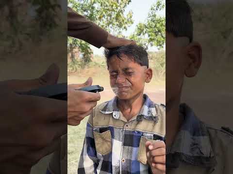 Barber Gives Haircut While Brushing a Kid's Teeth – Hilarious & Fun Moment!