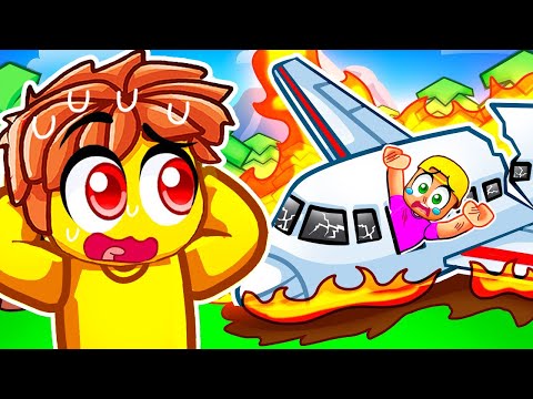 Mein FLUGZEUG ist ABGESTÜRZT in Roblox!