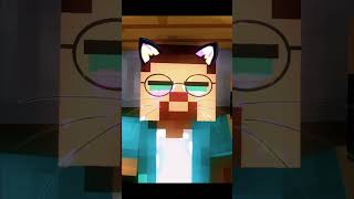 Cute Aura XDHerobrine and Sadako - xdjames #minecraft #minecraftanimation #animation #shorts