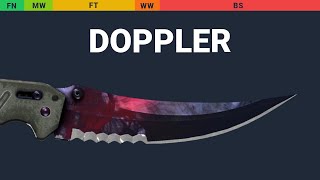 Flip Knife Doppler Wear Preview