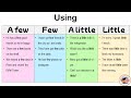 Understanding 'Few' and 'Little'