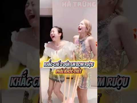Khi Trong Nhà Có 2 Em Gái Bợm Rượu Sẽ Thế Nào | Hà Trứng | #shorts #hatrung