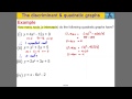 Exploring the Discriminant and Quadratic Graphs