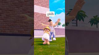 MY TEACHER SAVED ME FROM MY BULLY DAD 😰😢 #roblox #shorts #robloxedit