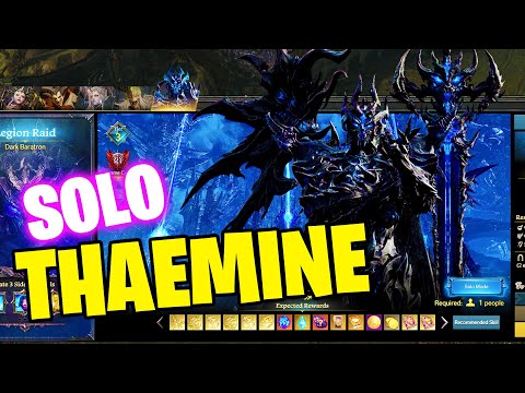 LOST ARK Thaemine SOLO RAID Mechanics Guide G1-G3 - [Solo Mode Lost Ark]