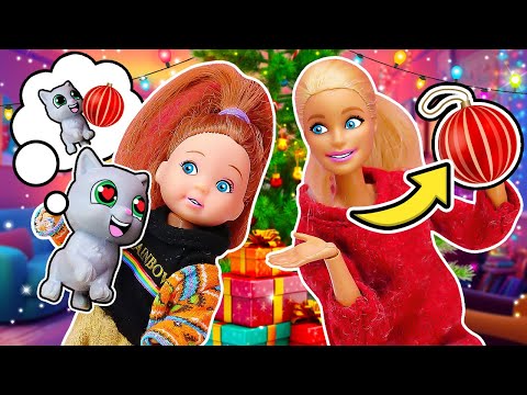 Un miracle de Noël pour la fille de Barbie😍😺🎄Vidéo de poupées en français pour les filles