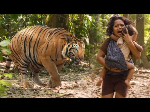 Tollywood Biggest Blockbuster Tiger Fight Scene | Mohanlal | Namitha | Tollywood Talkies