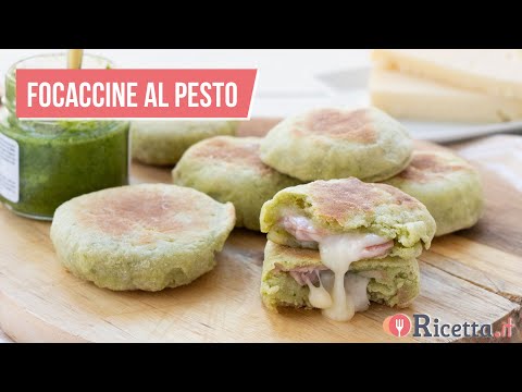 Focaccine al pesto (senza lievitazione) - Ricetta.it