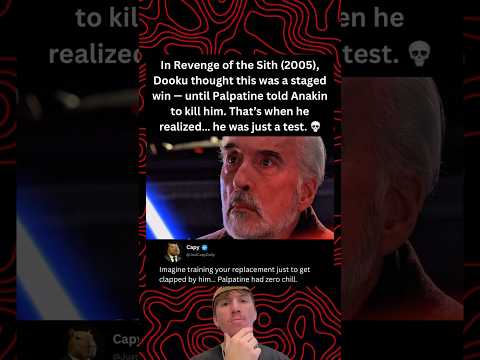 In Revenge of the Sith (2005), Dooku thought this was a staged win