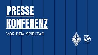 3. Liga | 4. Spieltag | SV Waldhof - SC Verl | Pressekonferenz vor dem Spiel
