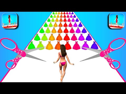Satisfying Mobile Games LEVEL UP Playing 1001 Tiktok Video Clothes Run, Sandwich Runner RXZ179