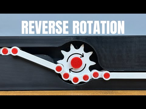 Auto-Reversing Chain Mechanism | No Electronics Needed! Printed by @JLC3DP