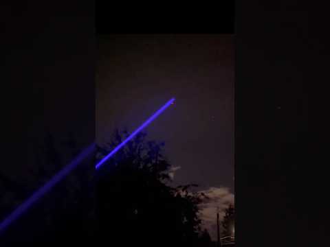 NEVER Point Laser Lights at the Sky! #shorts
