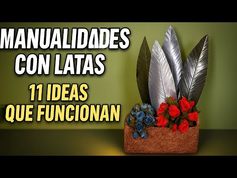 Manualidades con Latas de Refresco - 11 Ideas que Funcionan