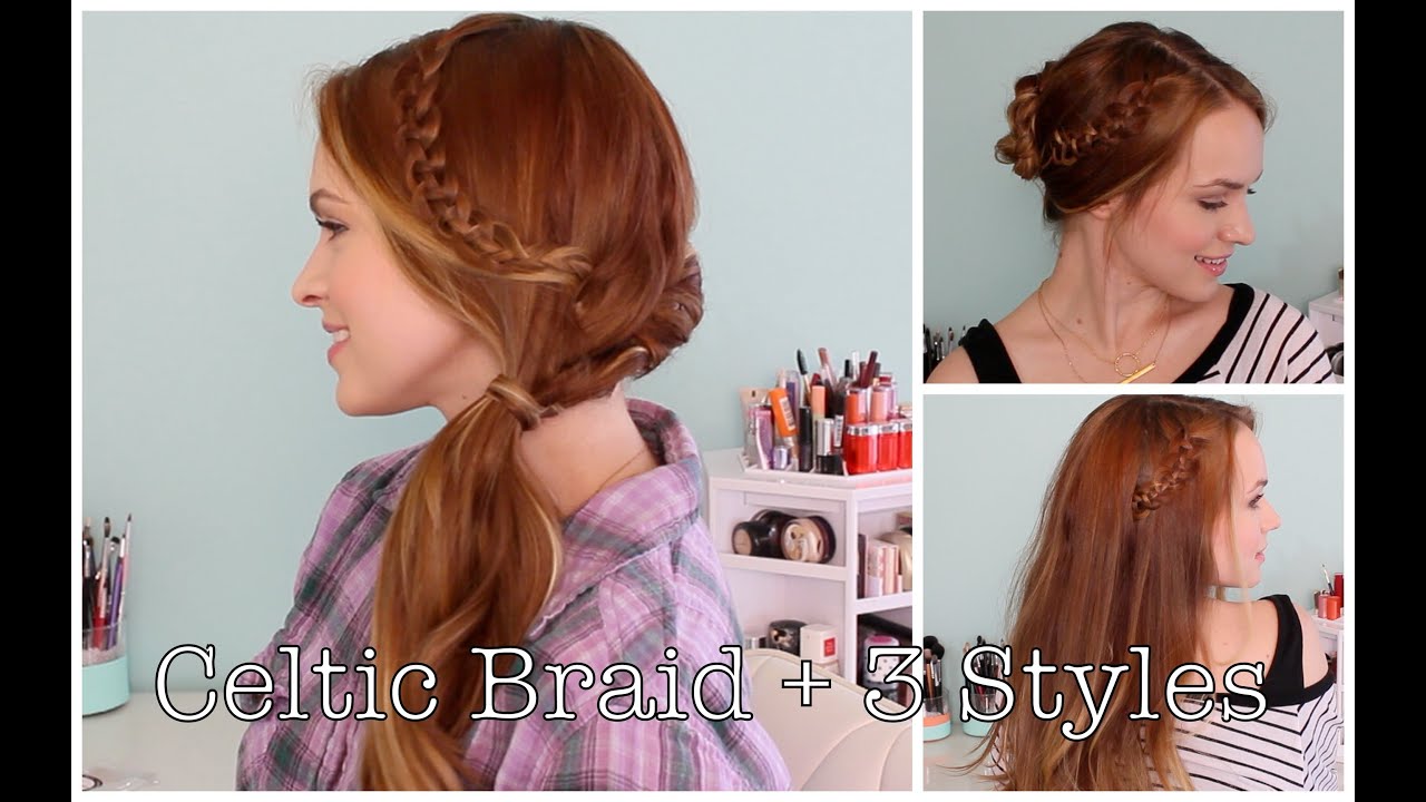 Celtic Braid and 3 Ways to Style It
