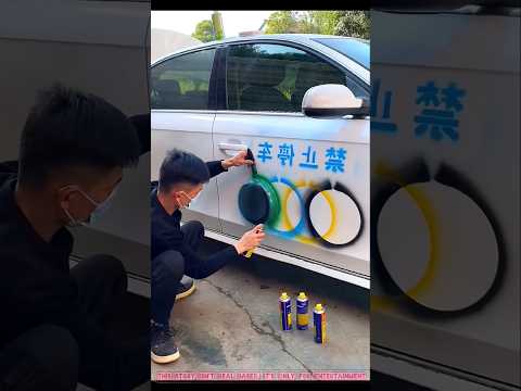 ये लड़का पापा की कार 🚗 पर स्प्रे क्यू कर रहा है😫😱🤯~miniwood toy~woodworking } #shorts #youtubeshorts