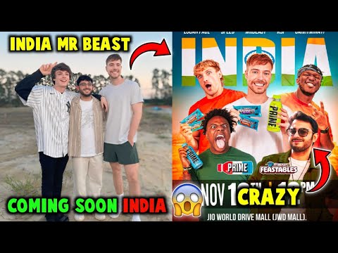 Mr. Beast is coming to India | carryminati collab| ksi | Logan Paul |IShowSpeed