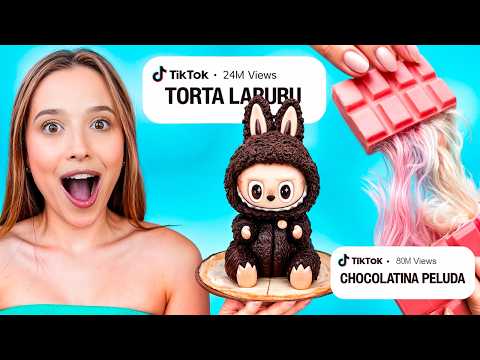 Probando los dulces MAS VIRALES de Tiktok!  | Laura Mejia