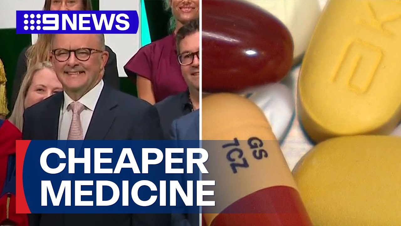 Government’s pledge to slash medicine prices | 9 News Australia