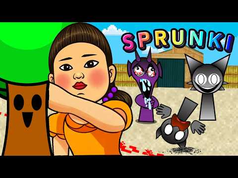 Sprunki and Minecraft play Squid Game Season 2