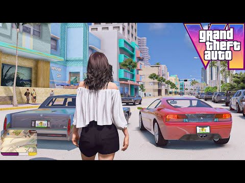 SIMULAÇÃO DE VICE CITY DO GTA 6: VÍDEO INCRÍVEL CRIADO