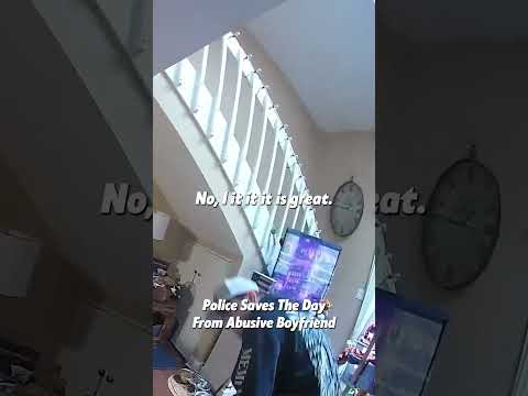 Police Saves The Day From Abusive Boyfriend part 1. Full clip on: Police Cam Now