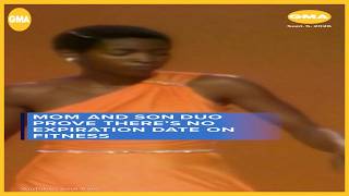Mom and son duo prove there's no expiration date on fitness