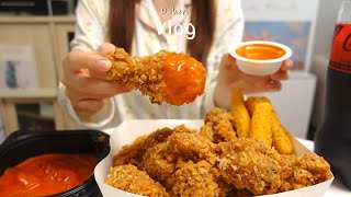 vlog🌽꾸덕촉촉한 인생 초당옥수수 바치케 만들고 다시 출근도시락 싸는 일상. 바삭한 콰삭킹에 분모자로제떡볶이 조합. 연어깍두기, 고추장버터