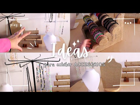 Exhibidores de bisutería✨ Ideas para hacerlos en casa o comprarlos!