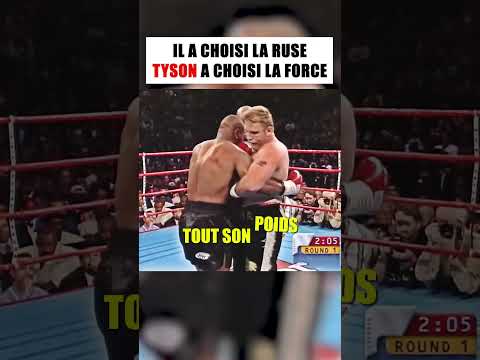 IL PENSAIT POUVOIR DรFIER TYSONโฆ GROSSE ERREUR! #shorts #boxing
