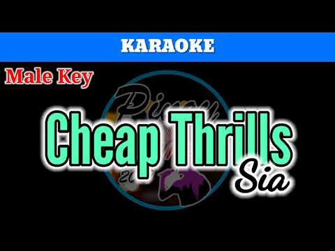 Cheap Thrills by Sia (Karaoke : Male Key)