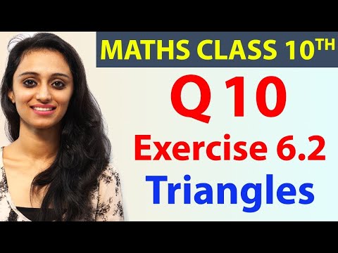 Q 10, Ex 6.2, Triangles, Chapter 6, Maths Class 10th - NCERT