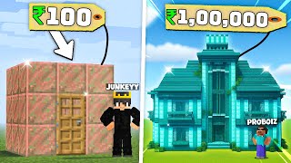Selling Rs1 vs Rs1,000,000 Expensive House in Minecraft...
